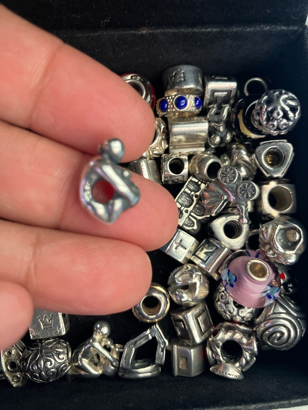 Sterling Silver Charm Bead
